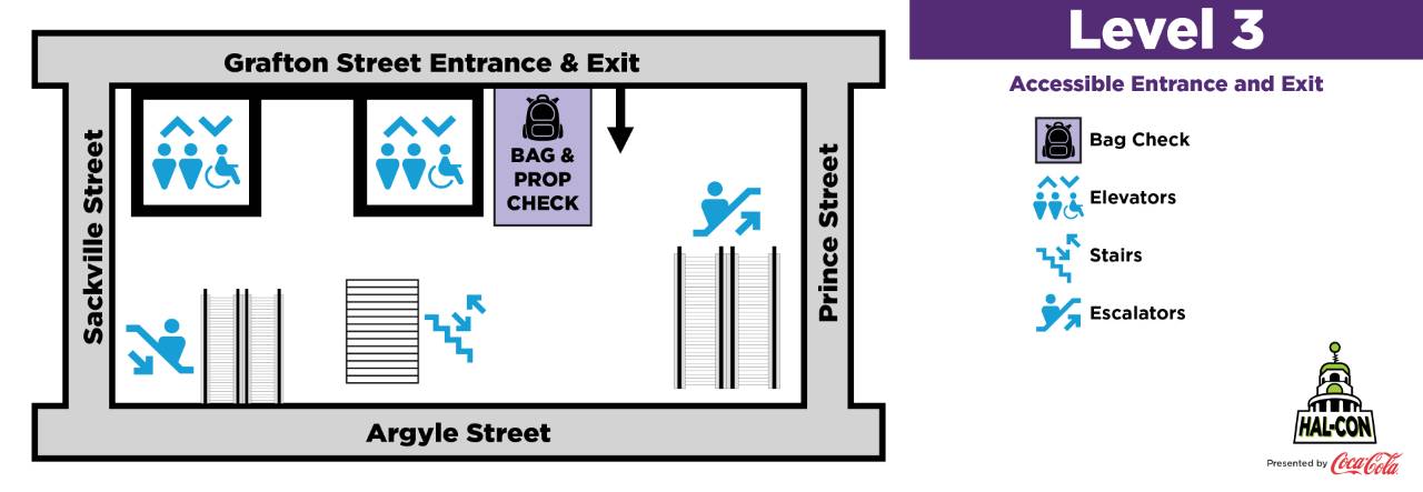level 3 online map - 2025-1280 Hal-Con 2025 - Level 3 Map