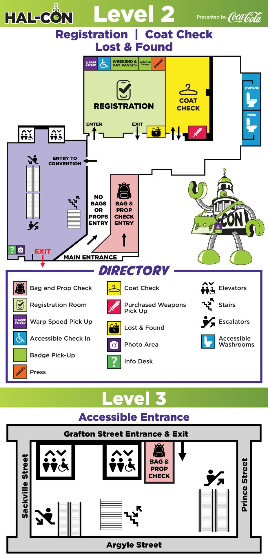 Hal-Con 2026 Level 2 Map